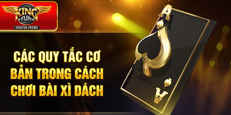 Các quy tắc cơ bản trong cách chơi bài Xì dách