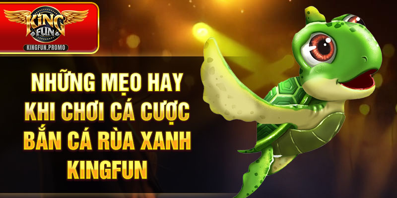 Những mẹo hay khi chơi cá cược bắn cá rùa xanh Kingfun